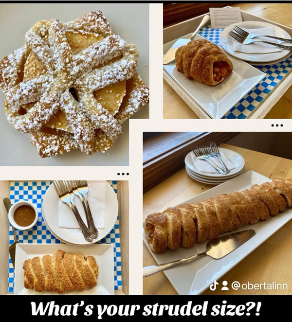 strudel at obertal inn leavenworth wa yum!
